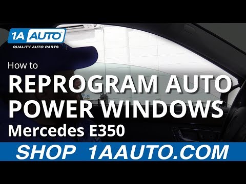 How to Reprogram Auto Power Windows 09-16 Mercedes E350