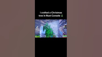 Rust Console I crafted a Christmas tree… #shorts #rust #rustconsole #consolerust