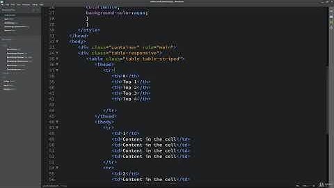674644 09   Bootstrap Tables   Bootstrap Projects Responsive Design Essential Training