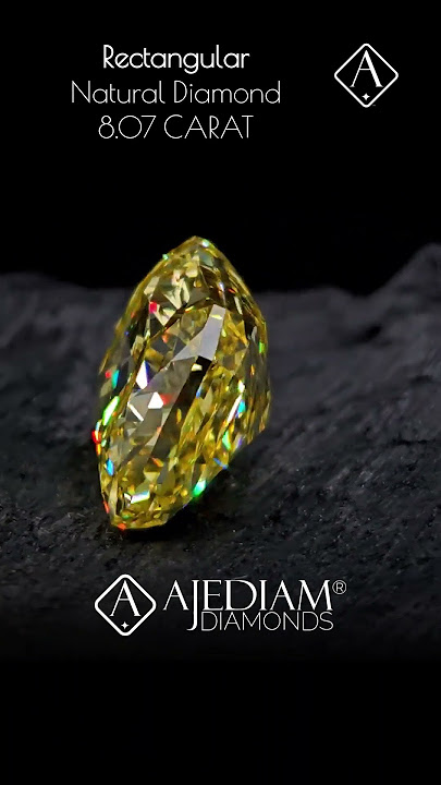 💎 Rectangular 💎 8.07 carat #diamond #gemstone  #investmentdiamonds #AjediamDiamonds #Brilliant