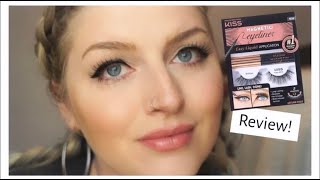 Reviewing Kiss Magnetic Eyeliner/Lashes! 