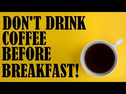 breakfast drink coffee before