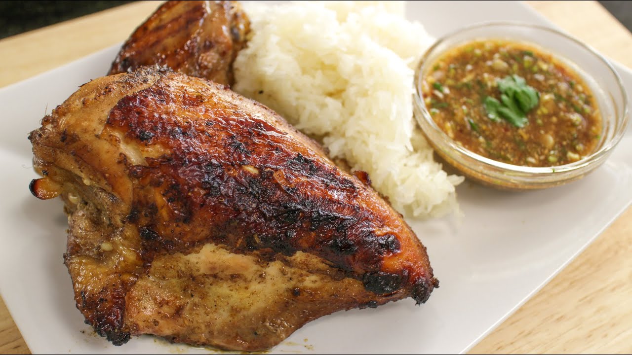 The Ultimate BBQ Chicken Recipe ไ่ก่ย่าง - Hot Thai Kitchen