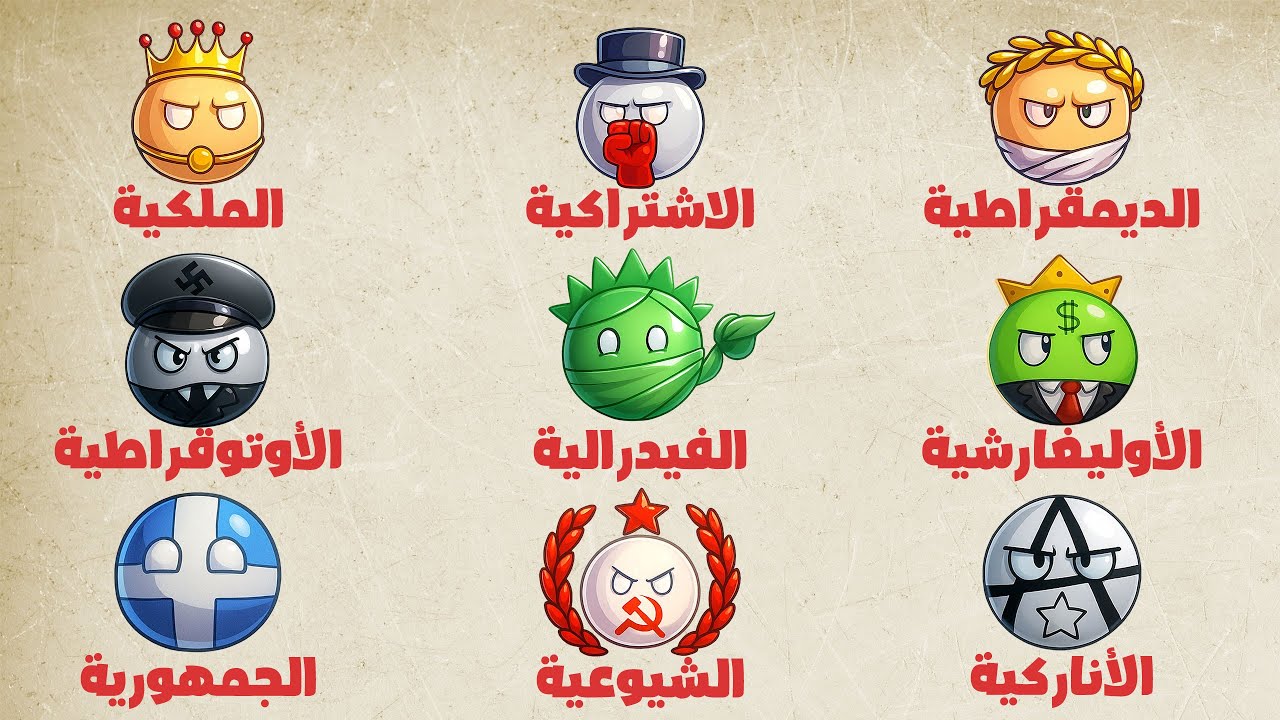 شرح كل أنظمة الحكم فى العالم فى 10 دقايق
