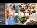 DAY IN THE LIFE WITH A NEW PUPPY, WHAT I EAT IN A DAY + SASSY WOOF HAUL