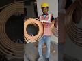 AC copper pipe wiring #shorts #pushpa #electrical #viralvideo