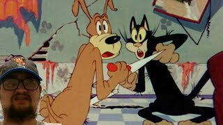 Noveltoon Cheese Burglar 1946 - First Time Watching Can Herman Trick The Cat & Dog?