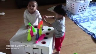 Sharing a toddler activity idea using cartons (boxes) at home to keep
toddlers busy (which is every mom's dream? haha) and won't cost
thing---zero dollars,...