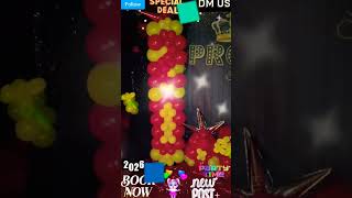 CUSTOM DESIGN 2026 BALLOON COLUMN WHAT A NICE ADDED TO YOUR NEXT PARTY EVENT CELEBRATION 🎈🎈🧑🏽‍🎓🎓🥳🍾🥂👑