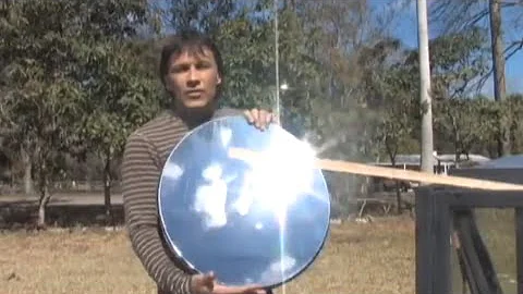 Make a PARABOLIC Mirror  the cheap way PARABOLOID DIY REFLECTOR DIRECT TV hack Solar Reflective Film