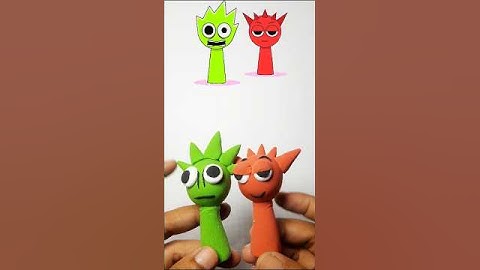 sprunki OC Color Mixing new sprunki made from clay (part 20) #colormixing #sprunki #newsprunki #clay