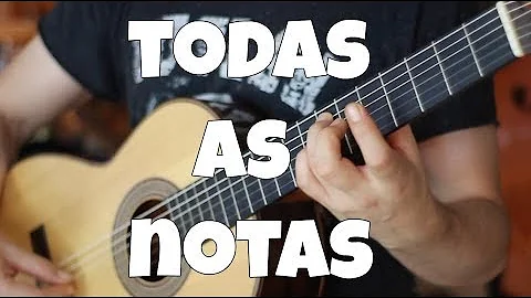 Como saber onde estão as notas da guitarra?