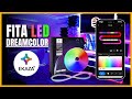 Fita LED Inteligente DreamColor Ekasa – Iluminação Decorativa para seu Cenário