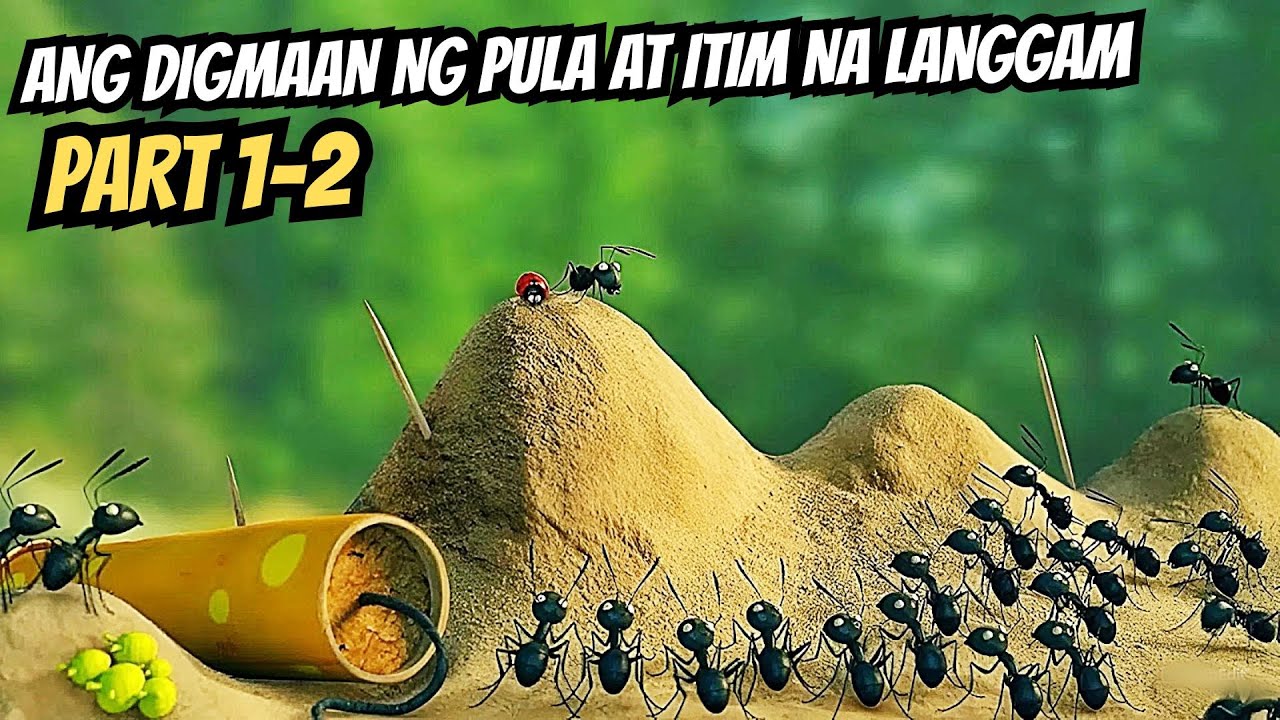 ANG DIGMAAN NG PULA AT ITIM NA MGA LANGGAM [PART 1-2] Tagalog movie recap