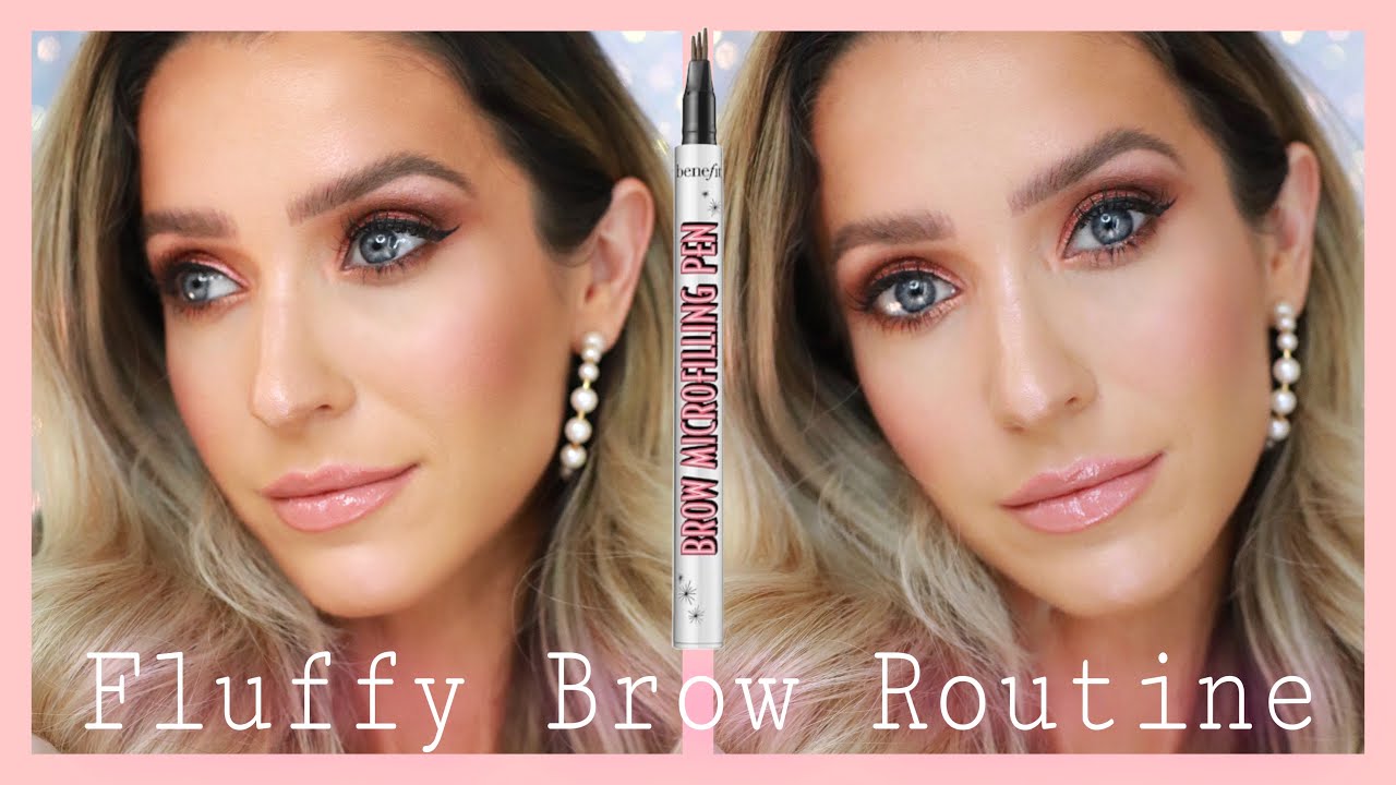 NEW BENEFIT BROW MICROFILLING PEN! MY CURRENT EYEBROW ROUTINE 2020 ...