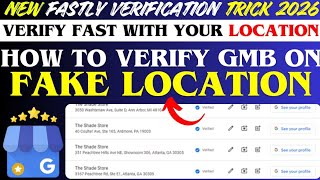 How to verify GMB with fake location 🔥 Few minutes GMB verification tricks 
