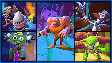 Crash Bandicoot On The Run - All Mini Bosses (Nitro) 4K60FPS