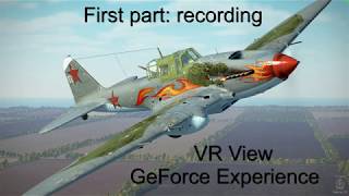 Using Voice Attack in IL-2 Great Battles (OBS, Oculus Mirror, NVIDIA GeForce Experience)