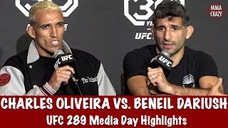 UFC 289: Charles Oliveira &amp; Beneil Dariush Media Day Highlights