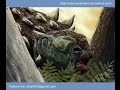 SPEED DRAWING: ARMORED FERN-EATER