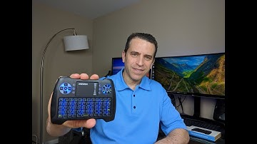 ANEWISH T16 2 4GHz Mini Wireless Keyboard with Touchpad Mouse Combo Review And Demo