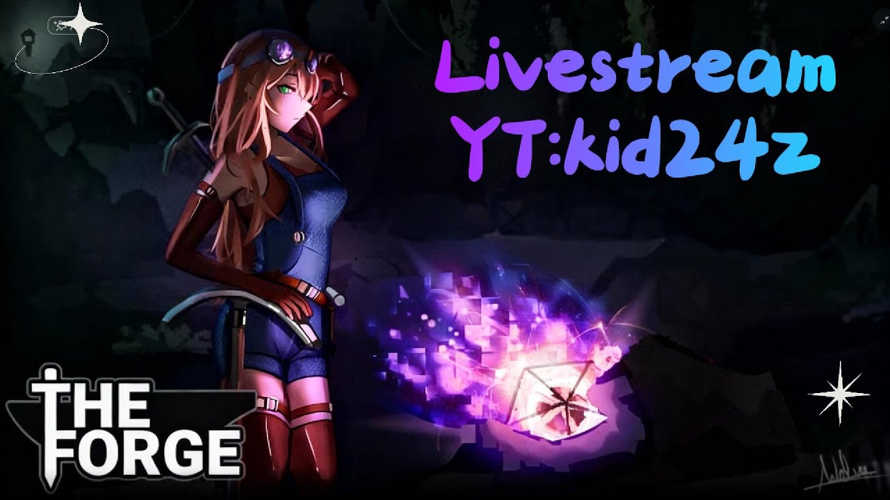 LIVESTREAM ROBLOX THE FORGE - CODE: XMAS! SORRYFORDELAY🔥 - YouTube