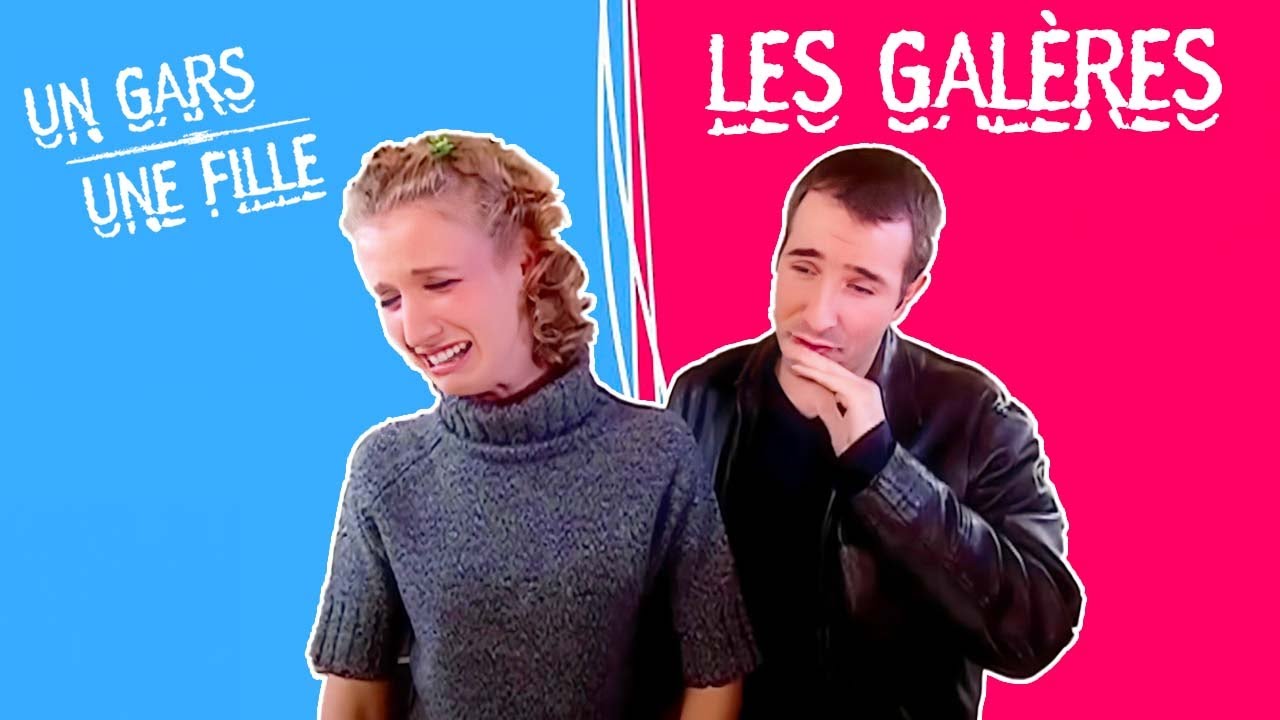 Un Gars, Une Fille - Galères du quotidien | Camping, banque et pipi de chien ! | COMPILATION