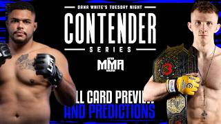 Contender Series 2026: Week 3 Preview and Predictions