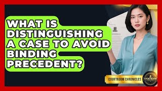 What Is Distinguishing A Case To Avoid Binding Precedent - Courtroom Chronicles