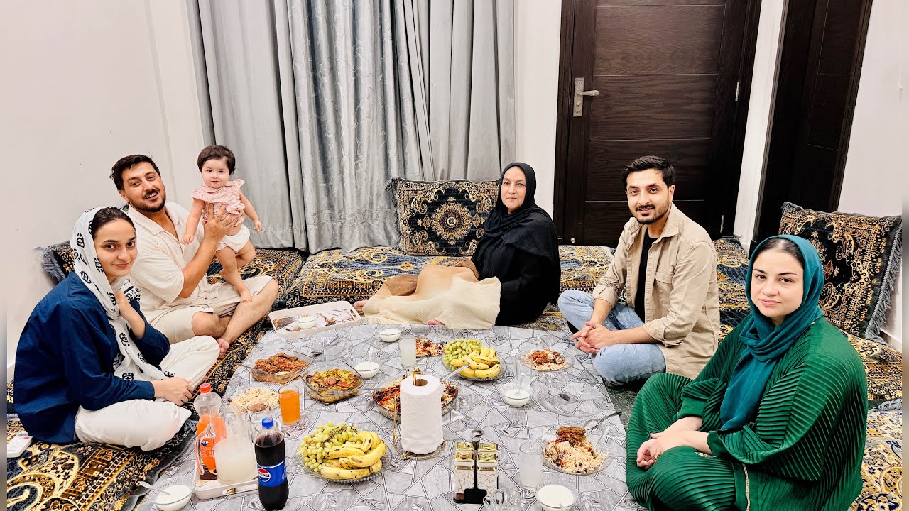 بلاخره برگشت مادرم و فرخنده به پاکستان و مهمانی ما برایشان😍🥹