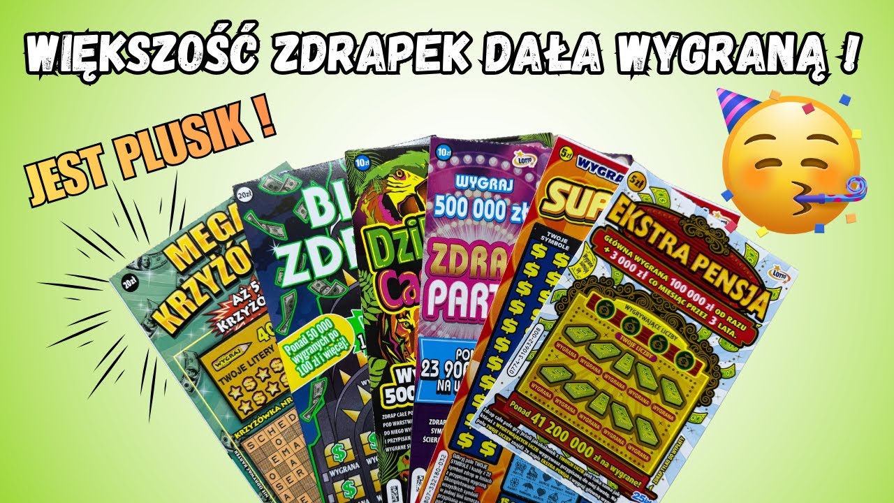 ZDRAPKI LOTTO 🍀 CZYŻBY SZCZĘŚLIWA PASSA WRACA ? 🤔 😁 🥳 #zdrapki #lotto #lottery #wygrana #win