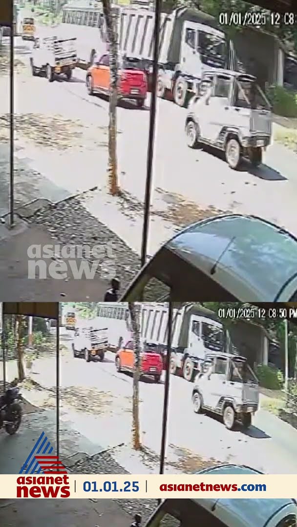 ടോറസിന് പിന്നിൽ ബസ് ഇടിച്ച് ഏഴ് പേർക്ക് പരിക്ക്