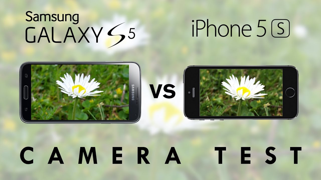 Samsung Galaxy S5 vs iPhone 5s - Camera Test Comparison - YouTube