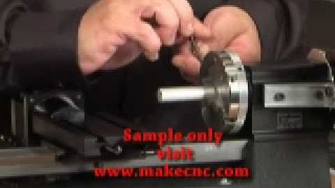 SHERLINE CNC LATHE  TUTORIAL INSTRUCTIONS