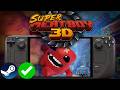 Super Meat Boy 3D Steam Deck Performance: NEW 3D Action Platformer!