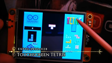 Touchscreen TETRIS on ESP32 2432S028