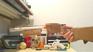 How To Make Easy Fortnite Pump Shotgun Made from cardboard that SHOOTS!!!