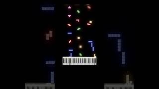 Tetris Theme A – Piano Visualization 🎹🎶✨ | MIDI Animation