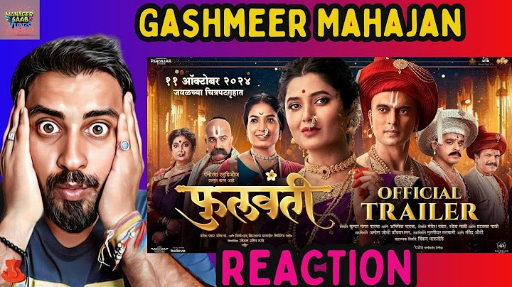 Phullwanti - Official Trailer | Prajaktta Mali, Gashmeer Mahajani | Sneha| Reaction By MSV