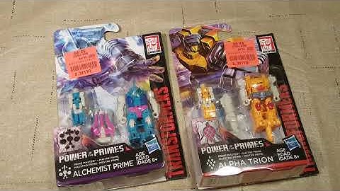 Transformers PotP Alchemist Prime and Alpha Trion review