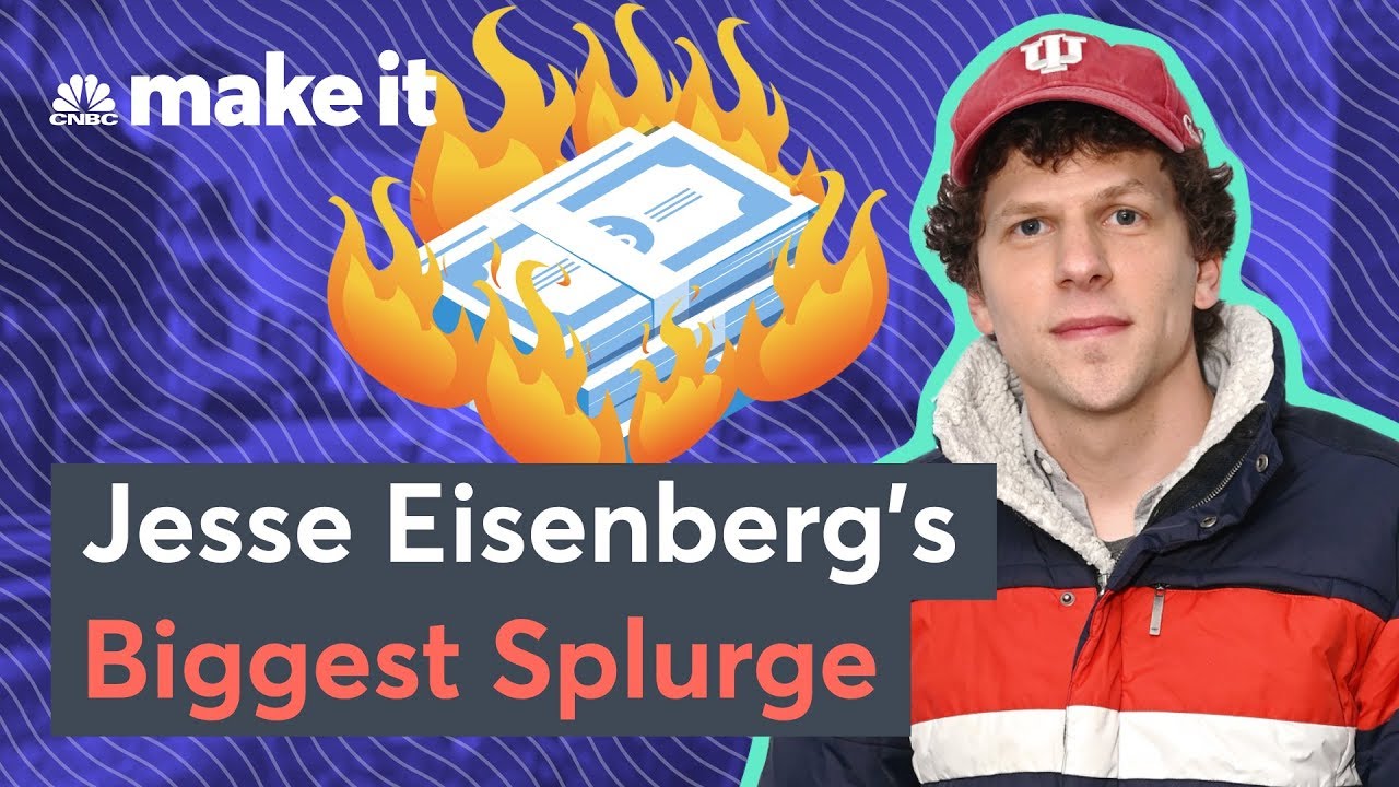 Actor Jesse Eisenberg Reveals His Biggest Splurge YouTube