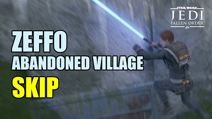 Star Wars Jedi: Fallen Order (PS4) - Zeffo Abandoned Village Skip