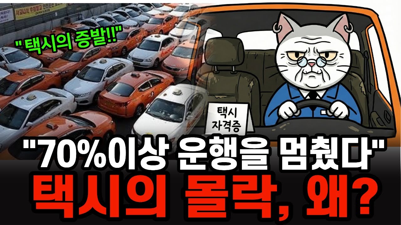 70%가 운행을 멈추고 있다. 