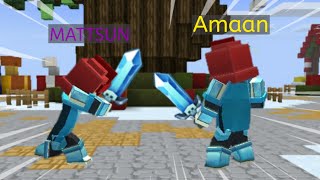 LEGENDARY DUEL - Amaan BG VS Mattsun BG in Bedwars (Blockman GO)