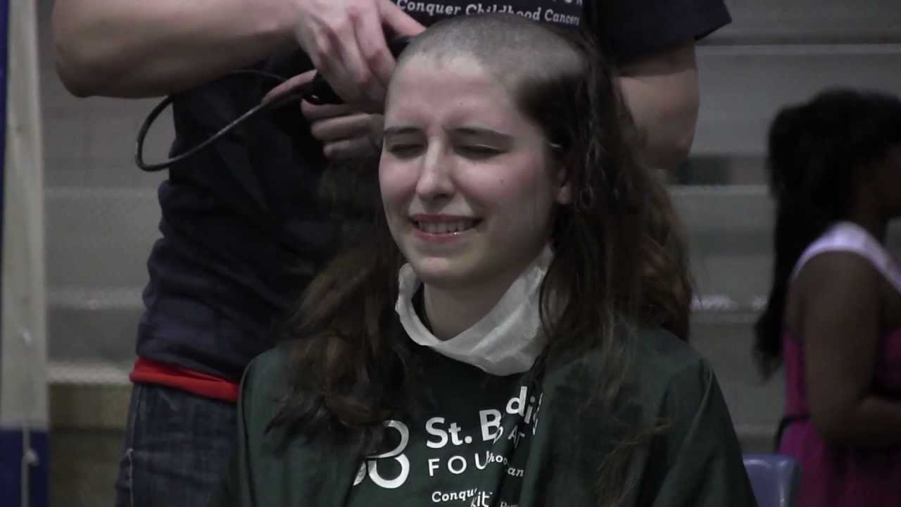 More than 100 students shave heads at St. Baldrick's event YouTube