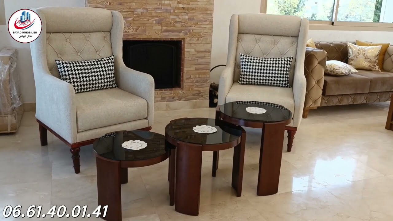 (تم البيع)ڤيلا للبيع غزالة قريبة من البحر موقع ممتاز   بالمسبح+فنسيو جديدة ثلاث طوابق مساحة 425متر