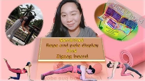 COMBINED ROPE AND DISPLAY BOARD AND ZIGZAG BOARD | Non-Digital Instructional materials|LUSTAN