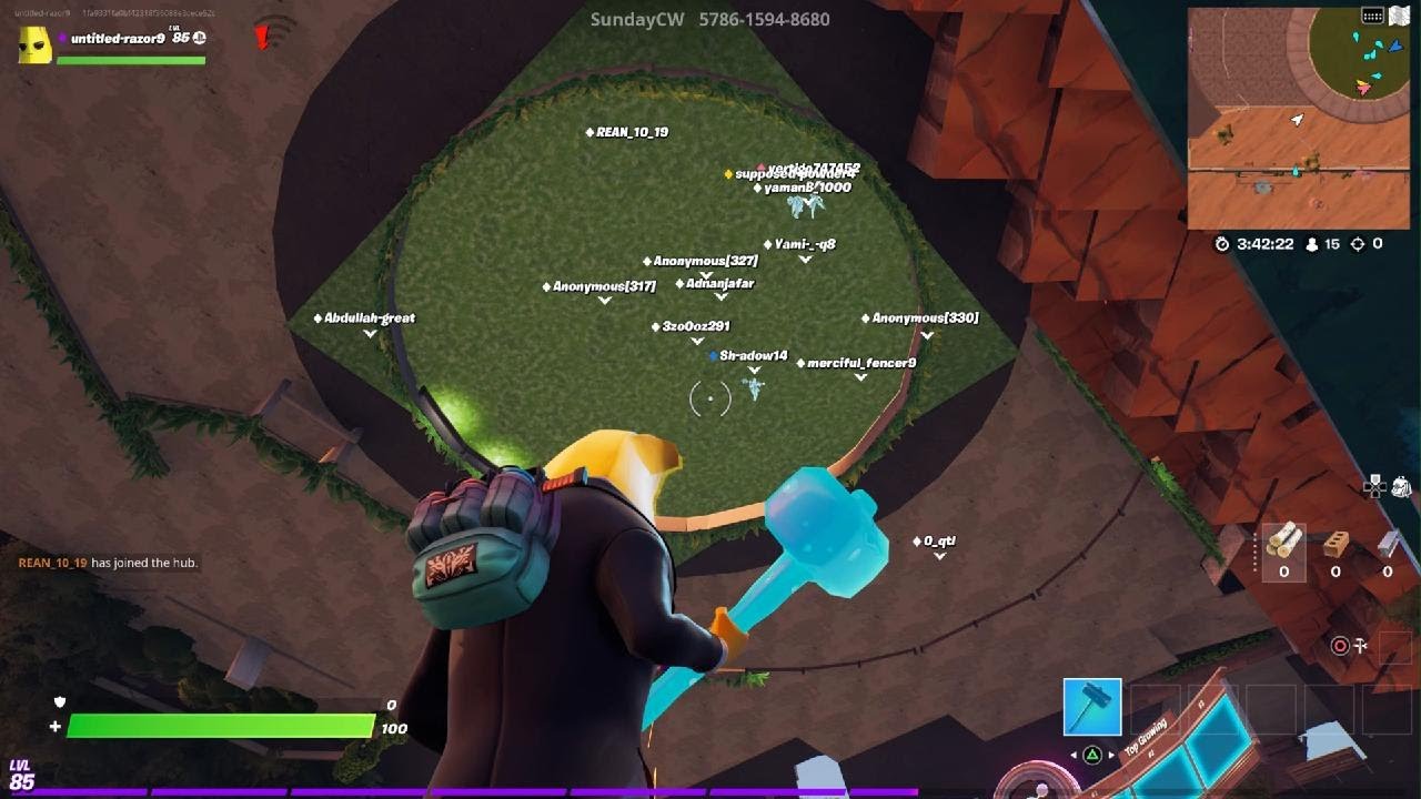 Fortnite creative hub glitch YouTube