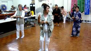 Sho Tokyo Ondo step-by-step at the OAA practice