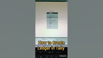 How to create Ledger in Tally ! #tally #tallyerp9 #tallyprime #viral #shorts #shortfeed #shortsfeed